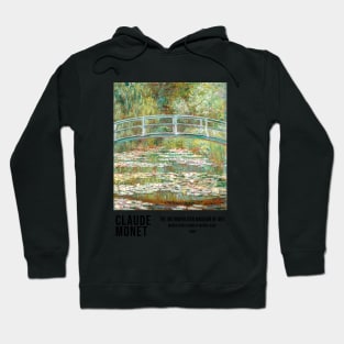 Calude Monet - Bridge Over A Pond Of Water Lilies Hoodie